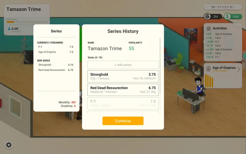 Скриншот 2 к игре SERIES MAKERS TYCOON