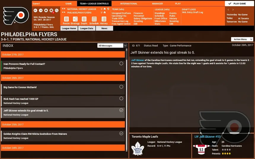 Скриншот 2 к игре Franchise Hockey Manager 4