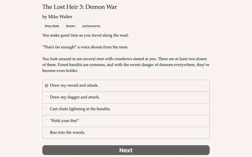 Скриншот 1 к игре The Lost Heir 3: Demon War