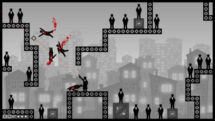 Скриншот 1 к игре Ricochet Kills: Noir