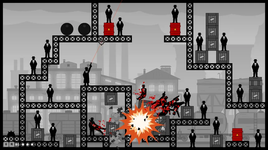 Скриншот 4 к игре Ricochet Kills: Noir