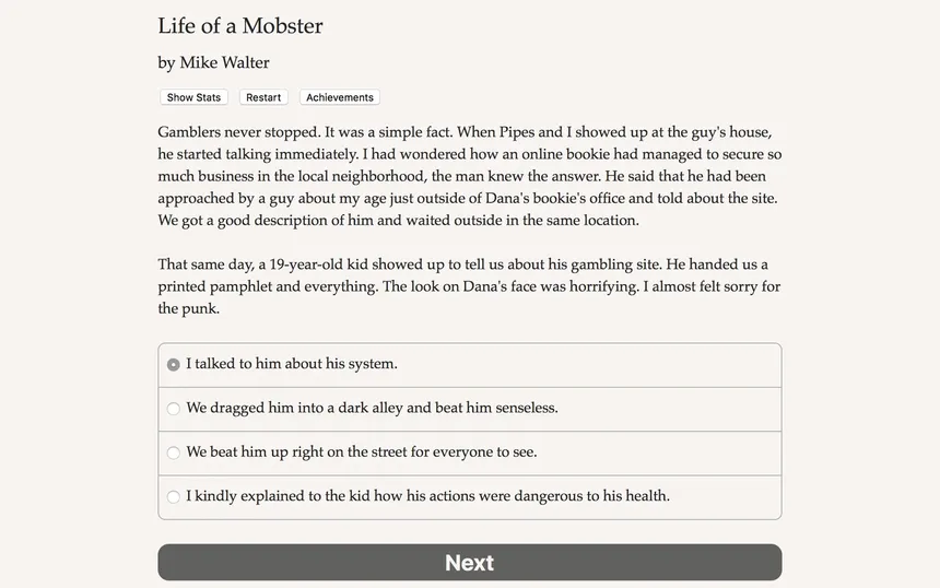 Скриншот 3 к игре Life of a Mobster