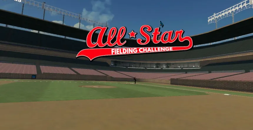 Скриншот 1 к игре All-Star Fielding Challenge VR