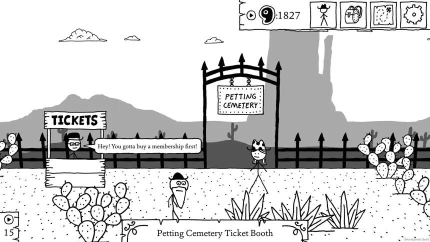 Скриншот 2 к игре West of Loathing