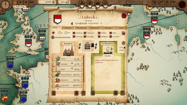 Скриншот 2 к игре Hanse - The Hanseatic League