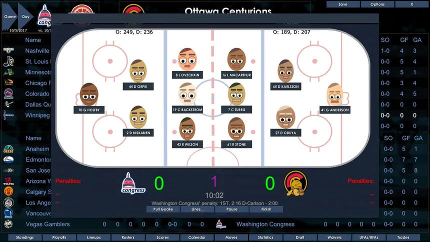 Скриншот 1 к игре Executive Hockey