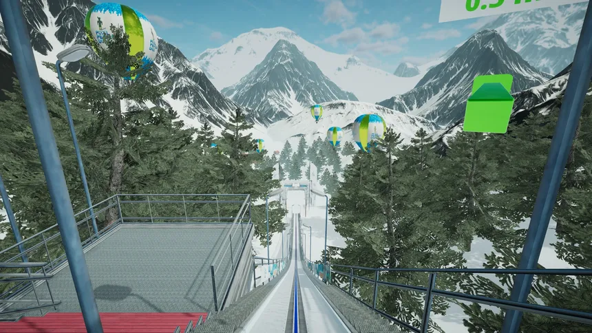 Скриншот 1 к игре Ski Jump VR