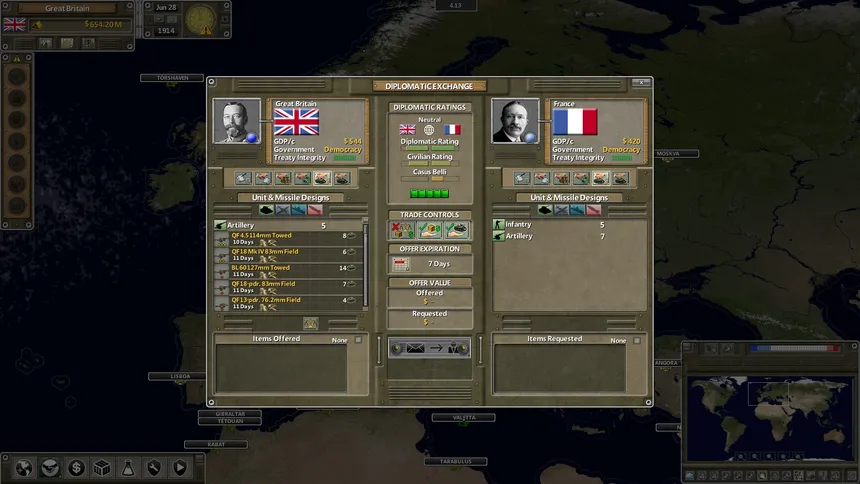 Скриншот 6 к игре Supreme Ruler The Great War