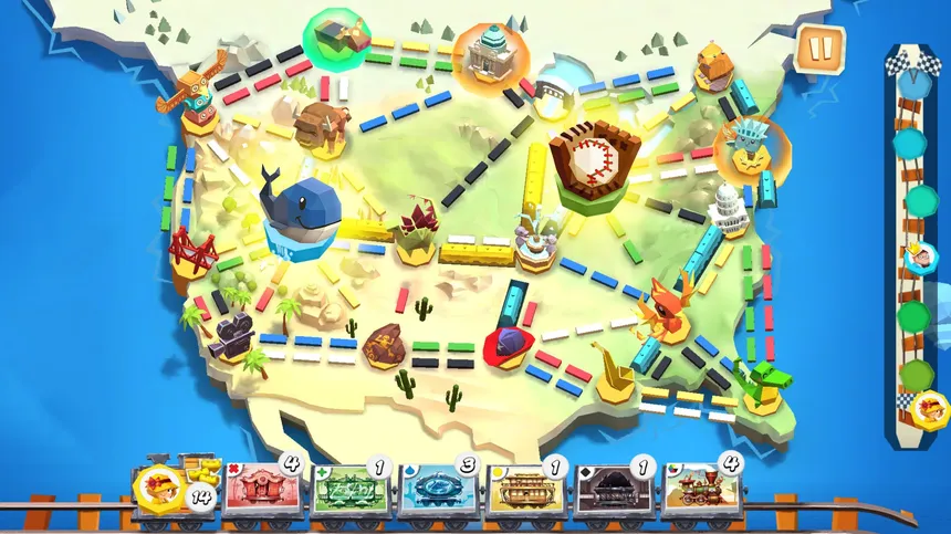Скриншот 2 к игре Ticket to Ride: First Journey