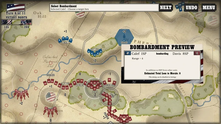 Скриншот 1 к игре Gettysburg: The Tide Turns