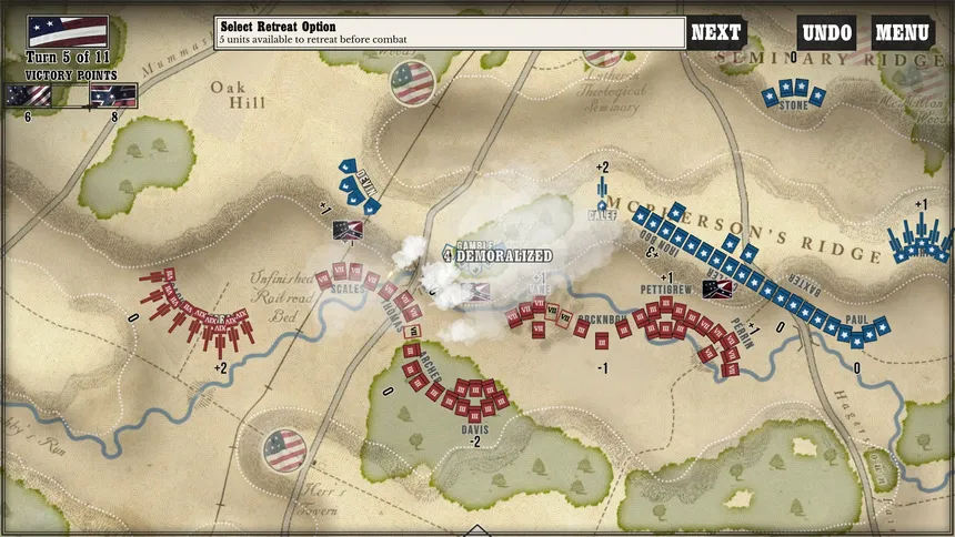 Скриншот 2 к игре Gettysburg: The Tide Turns