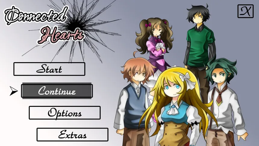 Скриншот 1 к игре Connected Hearts - Visual novel