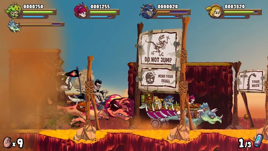 Скриншот 1 к игре Caveman Warriors