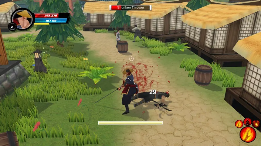 Скриншот 1 к игре Ninja Avenger Dragon Blade