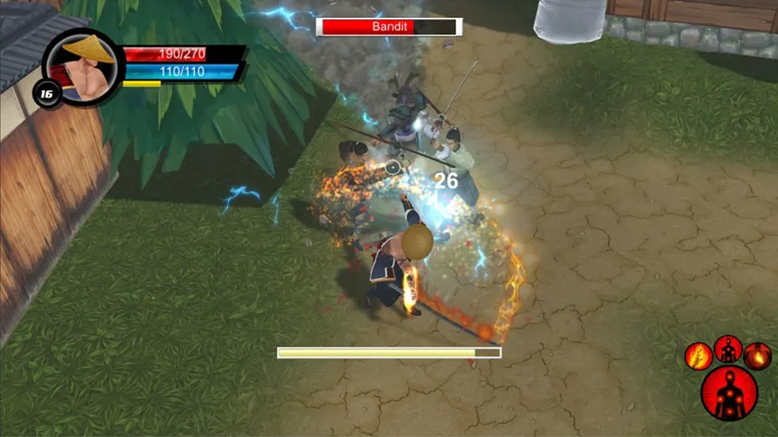 Скриншот 2 к игре Ninja Avenger Dragon Blade