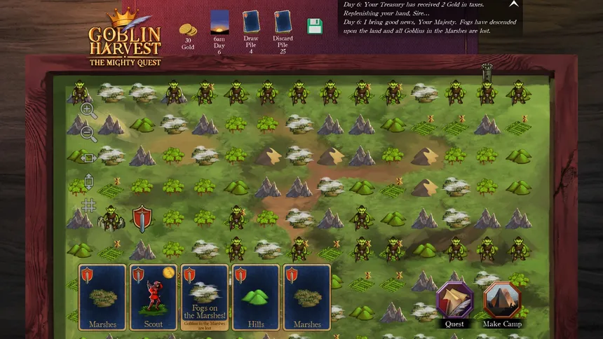 Скриншот 1 к игре Goblin Harvest - The Mighty Quest