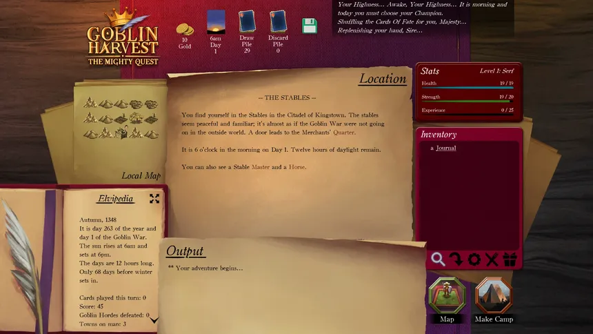 Скриншот 2 к игре Goblin Harvest - The Mighty Quest