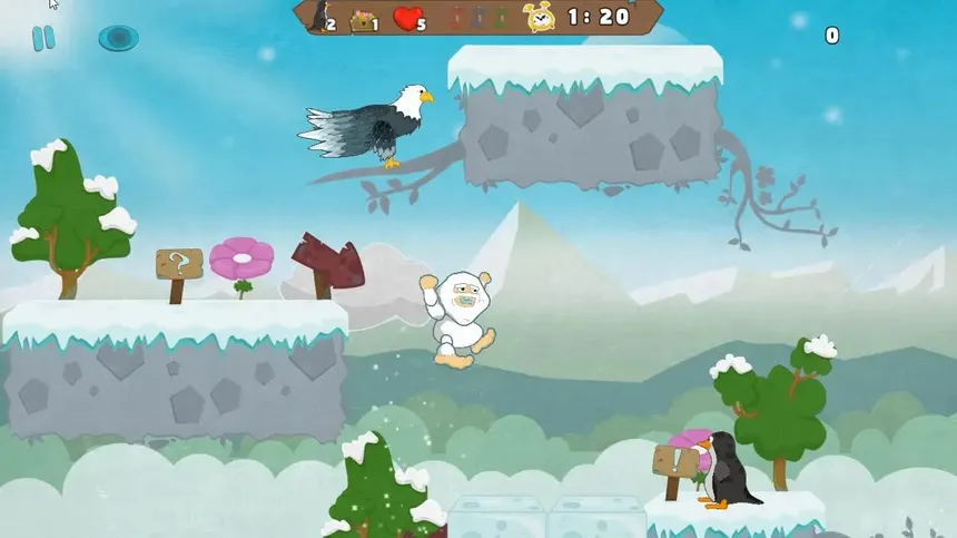 Скриншот 4 к игре Yeti Adventure