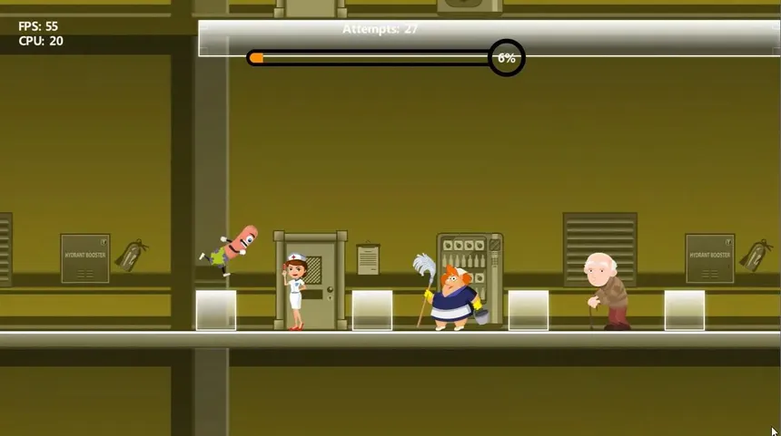 Скриншот 1 к игре Running Sausage