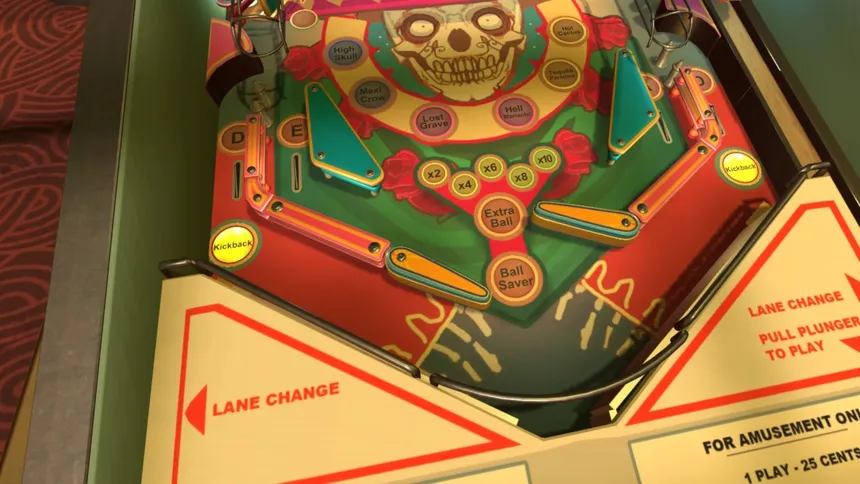 Скриншот 1 к игре Pinball Inside: A VR Arcade Game