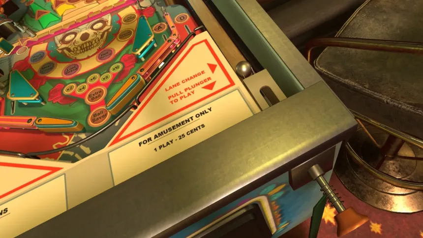 Скриншот 2 к игре Pinball Inside: A VR Arcade Game