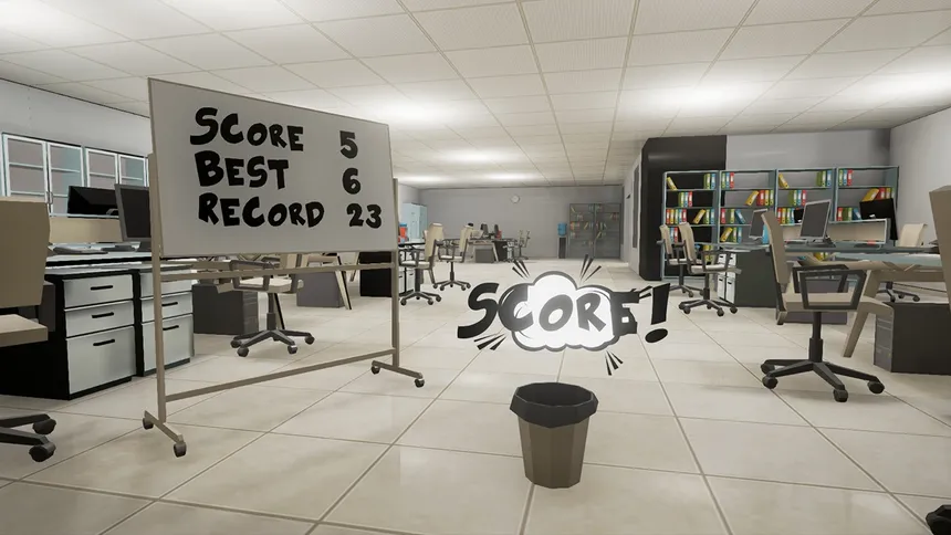 Скриншот 3 к игре Paper Toss VR