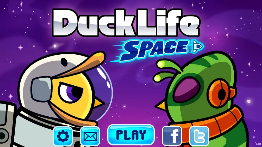 Скриншот 1 к игре Duck Life 6: Space
