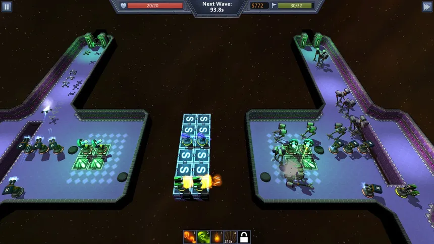 Скриншот 1 к игре Cyborg Tower Defense