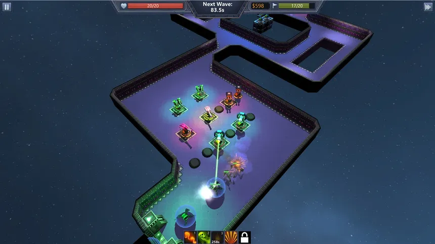 Скриншот 2 к игре Cyborg Tower Defense