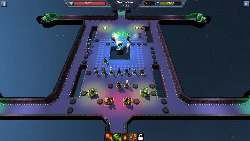 Скриншот 4 к игре Cyborg Tower Defense