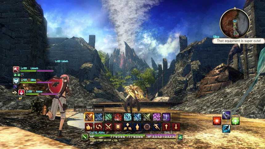 Скриншот 1 к игре Sword Art Online: Hollow Realization Deluxe Edition