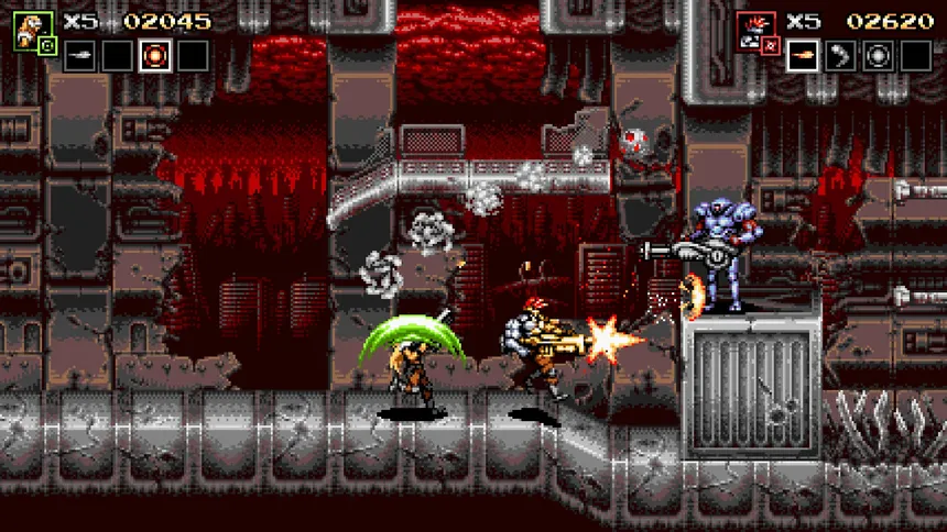 Скриншот 1 к игре Blazing Chrome