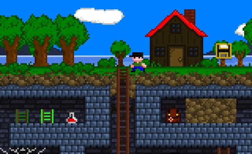 Скриншот 1 к игре Weebish Mines