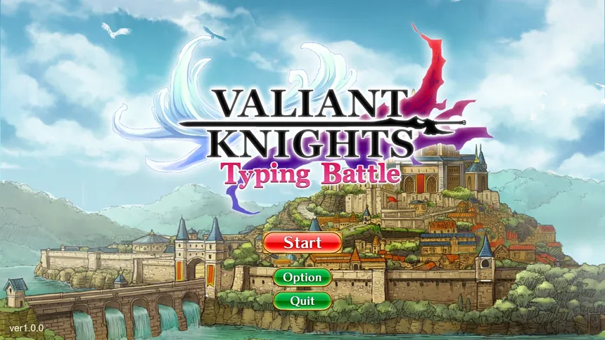 Скриншот 1 к игре VALIANT KNIGHTS Typing Battle