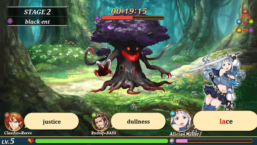 Скриншот 3 к игре VALIANT KNIGHTS Typing Battle
