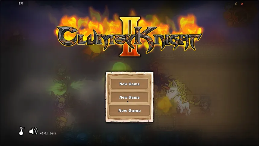 Скриншот 1 к игре Clumsy Knight 2