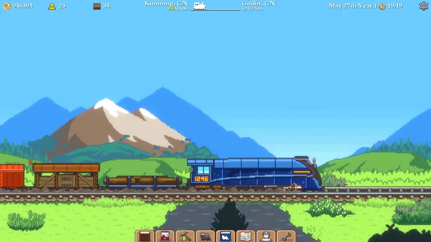 Скриншот 1 к игре Tiny Rails