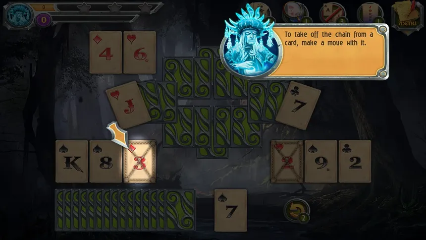 Скриншот 2 к игре Mystic Journey: Tri Peaks Solitaire