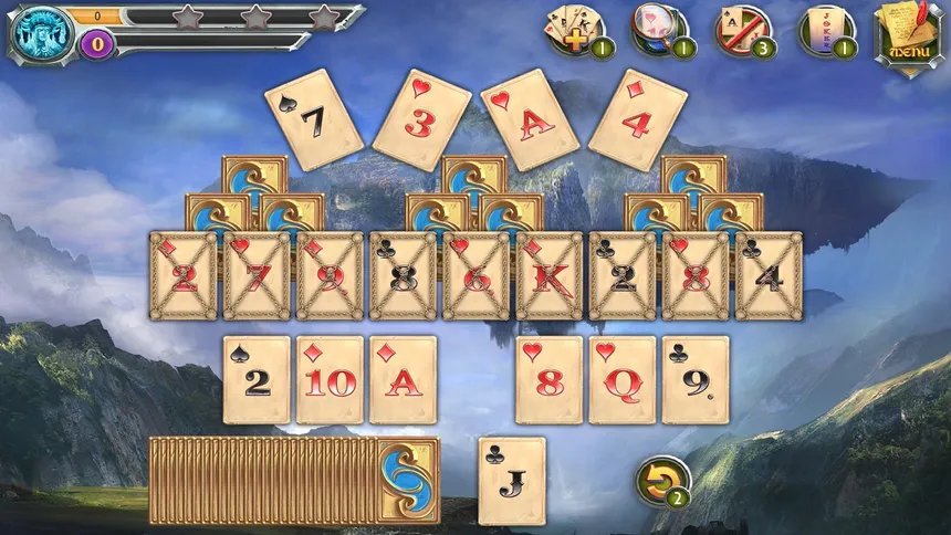 Скриншот 5 к игре Mystic Journey: Tri Peaks Solitaire
