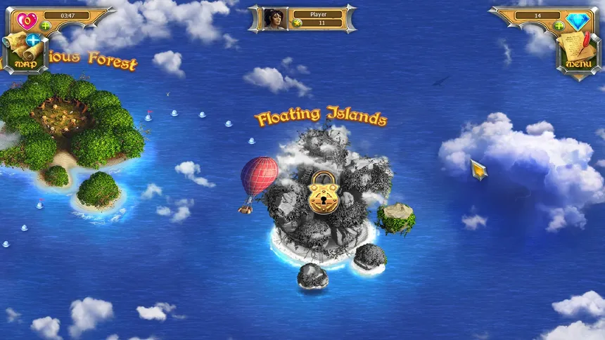 Скриншот 6 к игре Mystic Journey: Tri Peaks Solitaire