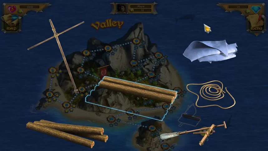 Скриншот 7 к игре Mystic Journey: Tri Peaks Solitaire