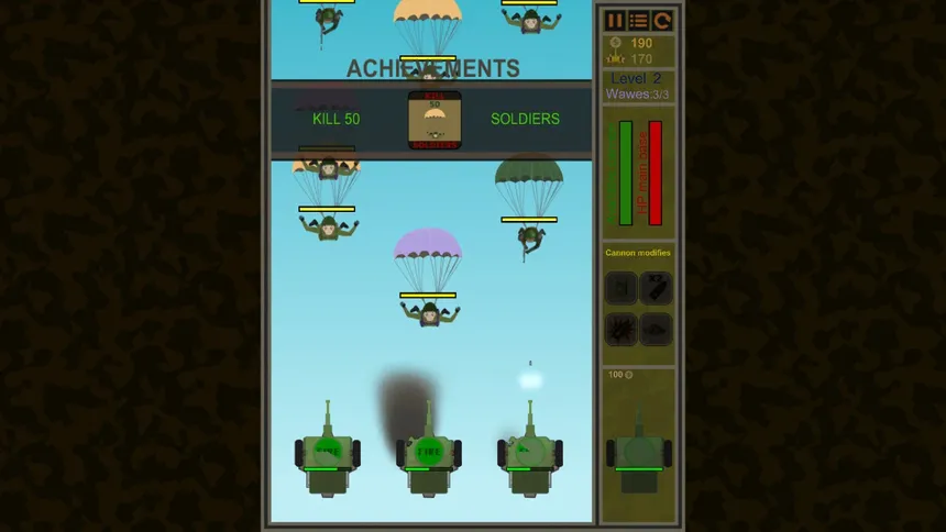 Скриншот 2 к игре Cannons-Defenders: Steam Edition
