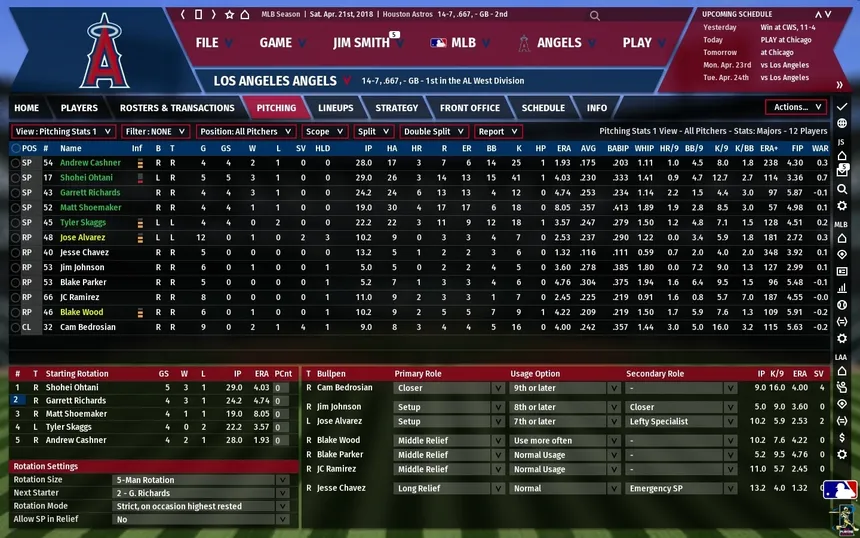 Скриншот 7 к игре Out of the Park Baseball 19