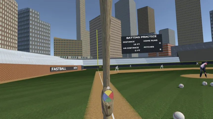Скриншот 1 к игре Big Hit VR Baseball
