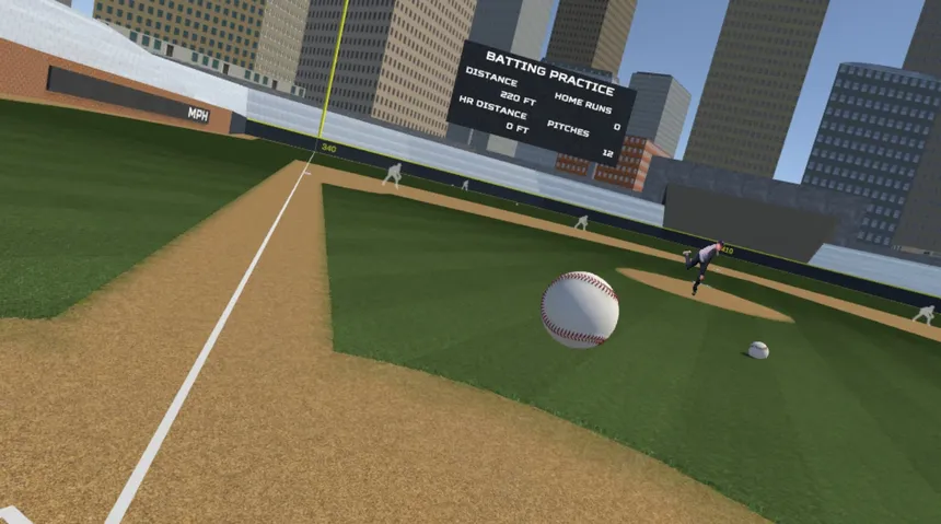 Скриншот 2 к игре Big Hit VR Baseball