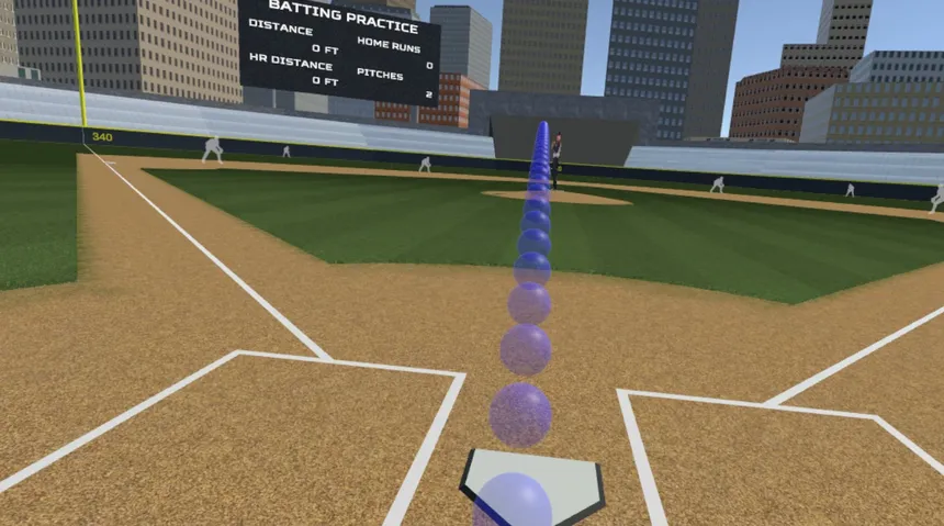 Скриншот 4 к игре Big Hit VR Baseball