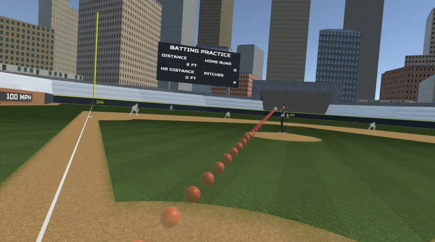 Скриншот 5 к игре Big Hit VR Baseball