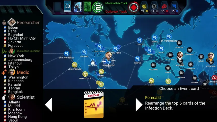 Скриншот 2 к игре Pandemic: The Board Game