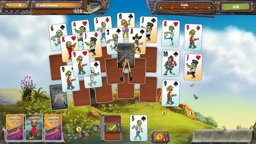 Скриншот 1 к игре Zombie Solitaire 2 Chapter 2