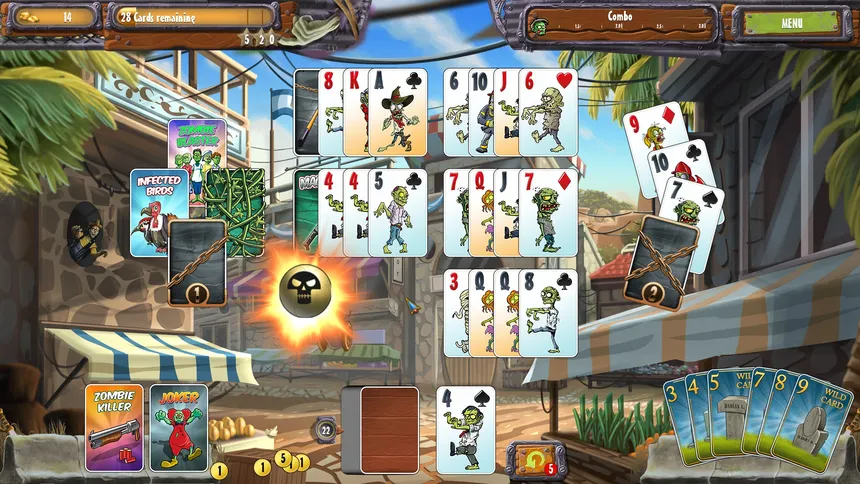 Скриншот 4 к игре Zombie Solitaire 2 Chapter 3